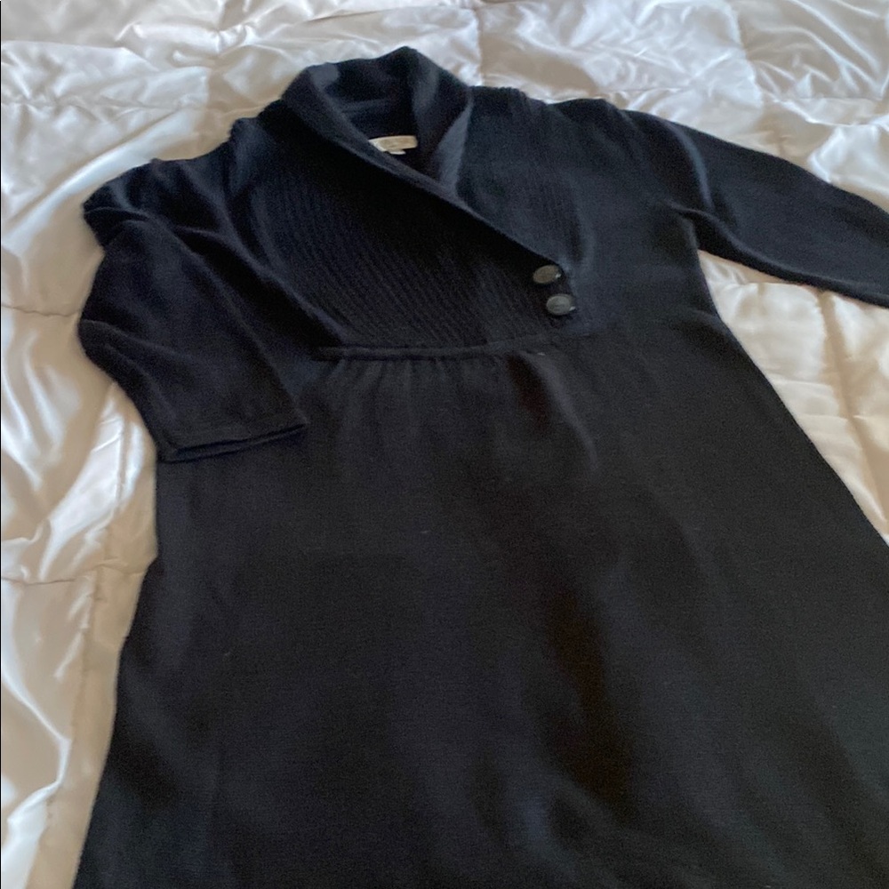 Kasper Black Cowl Neck Dress